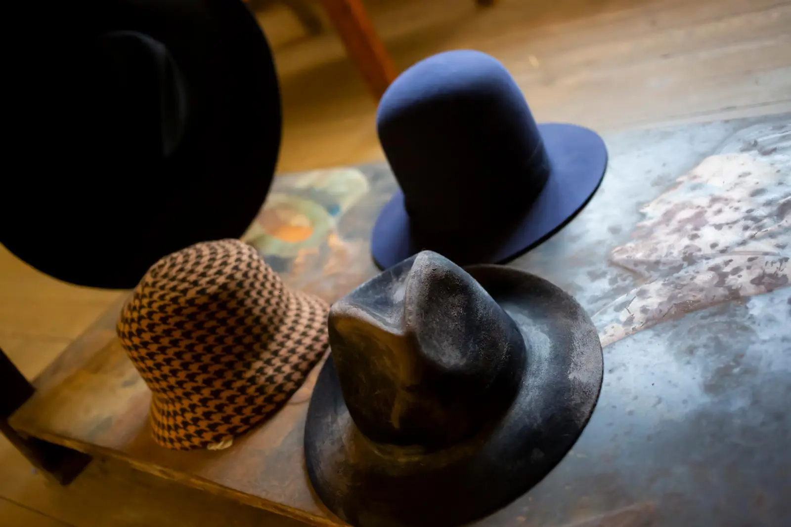 Felt couture hats