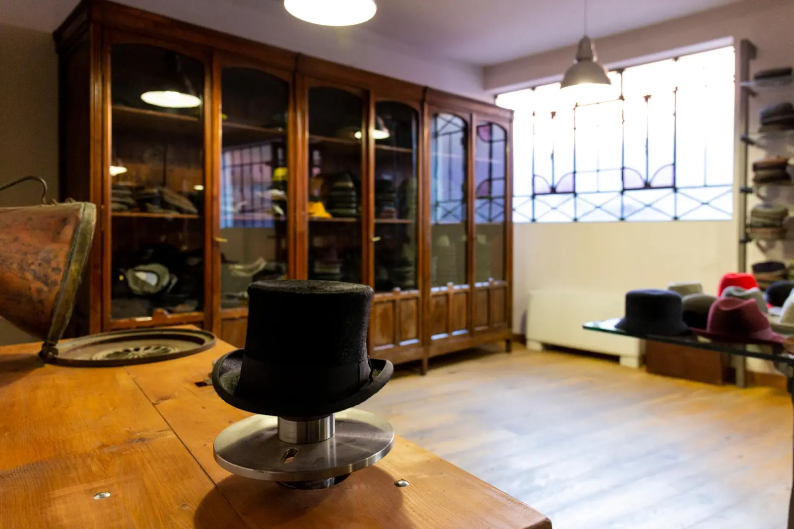 A top hat in the Factory Shop